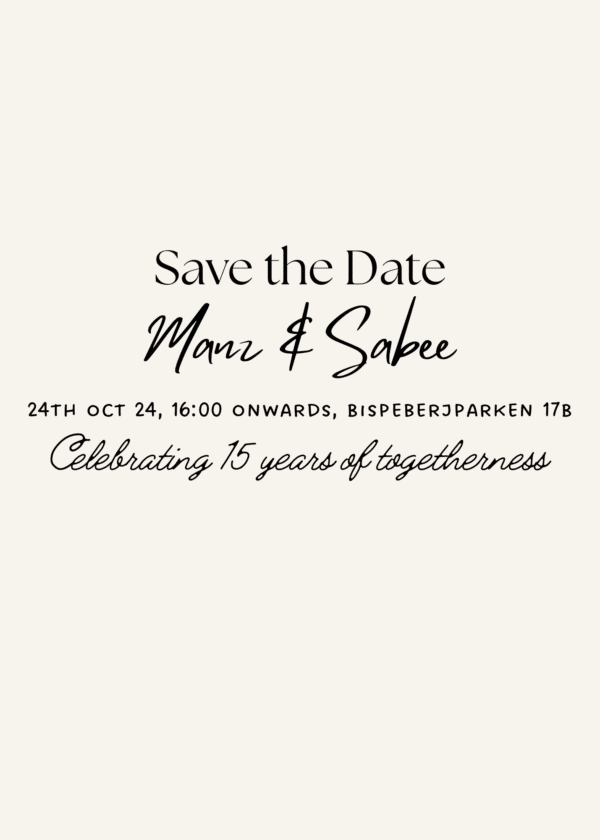 Save the date fotomagneter