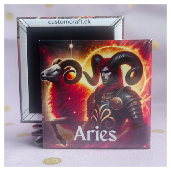 Aries - Dramatic - 50x50 mm magnet