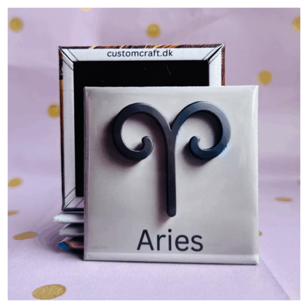 Aries - Minimalistic - 50x50 mm magnet