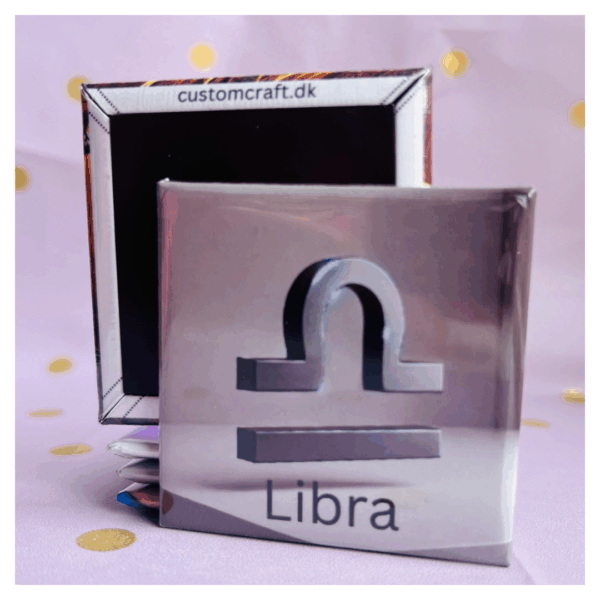 Libra - Minimalistic - 50x50 mm magnet