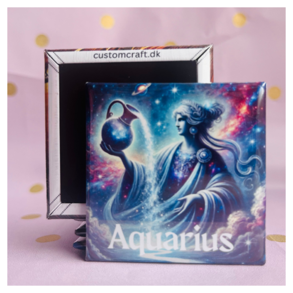 Aquarius - Dramatic - 50x50 mm magnet