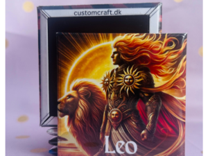 Leo - Dramatic - 50x50 mm magnet