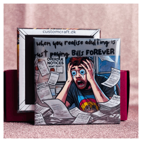 When you realise adulting is just paying bills forever