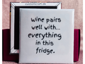Wine pairs well with... everything in this fridge.