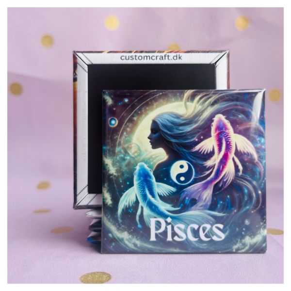 Pisces - Dramatic - 50x50 mm magnet
