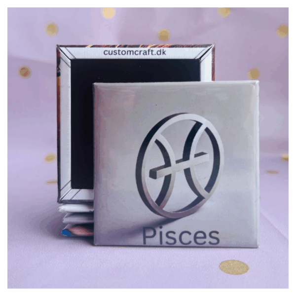pisces-minimal Pisces - Minimalistic - 50x50 mm magnet
