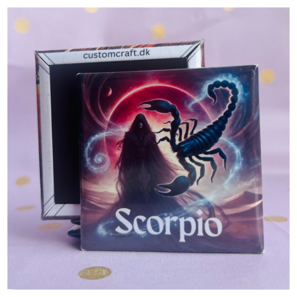 Scorpio - Dramatic - 50x50 mm magnet