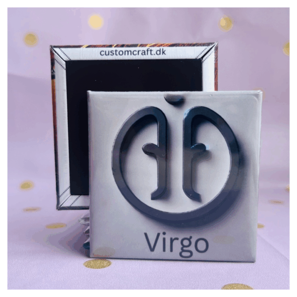 virgo-minimal Virgo - Minimalistic - 50x50 mm magnet