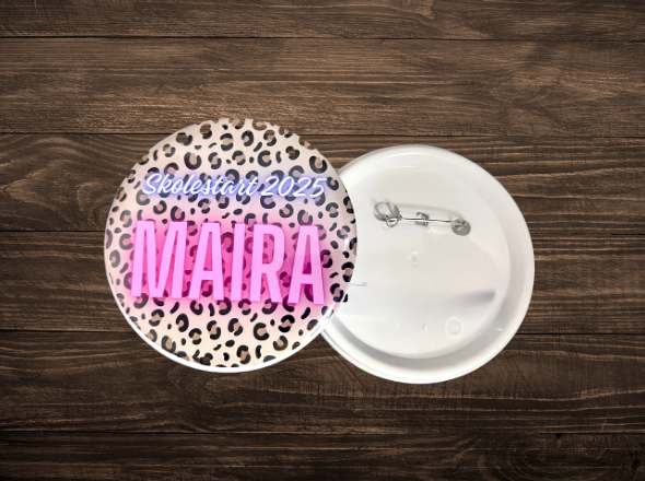 Runde Badges – Standard med Nål