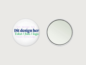 Personlig Lommespejl – Nutlet & Praktisk Design